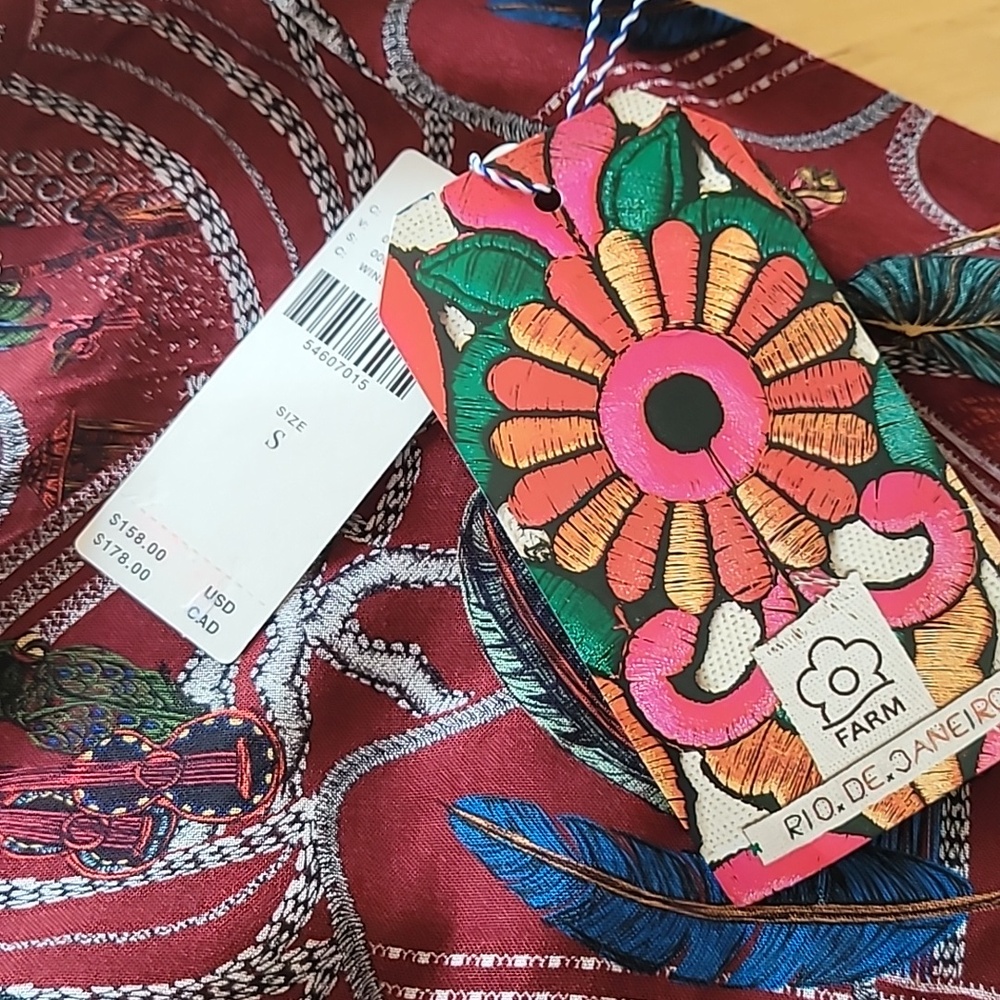 FARM Rio Culebra Mixed Print Midi Skirt - Picture 10 of 12